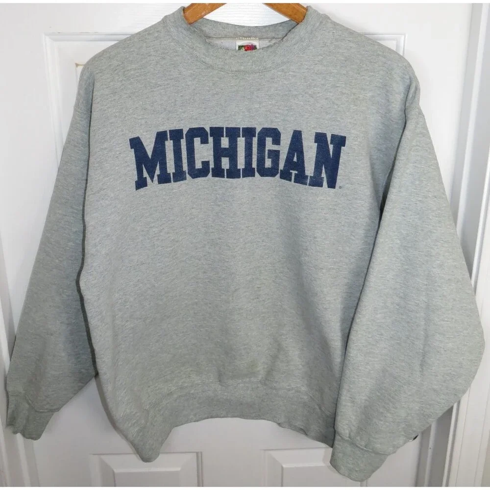 Vintage Michigan State University Sweatshirt XL Fruit of the Loom Super Cotton**